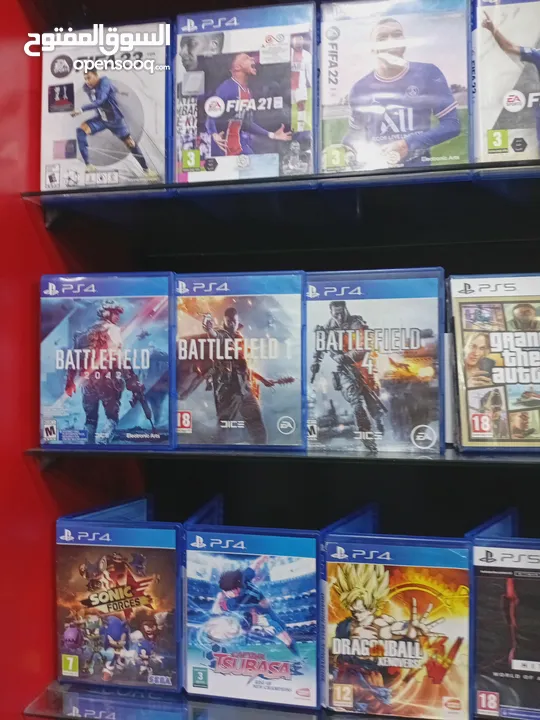 سيديات بلايستيشن فور  و فايف PS4 &PS5 CD.S