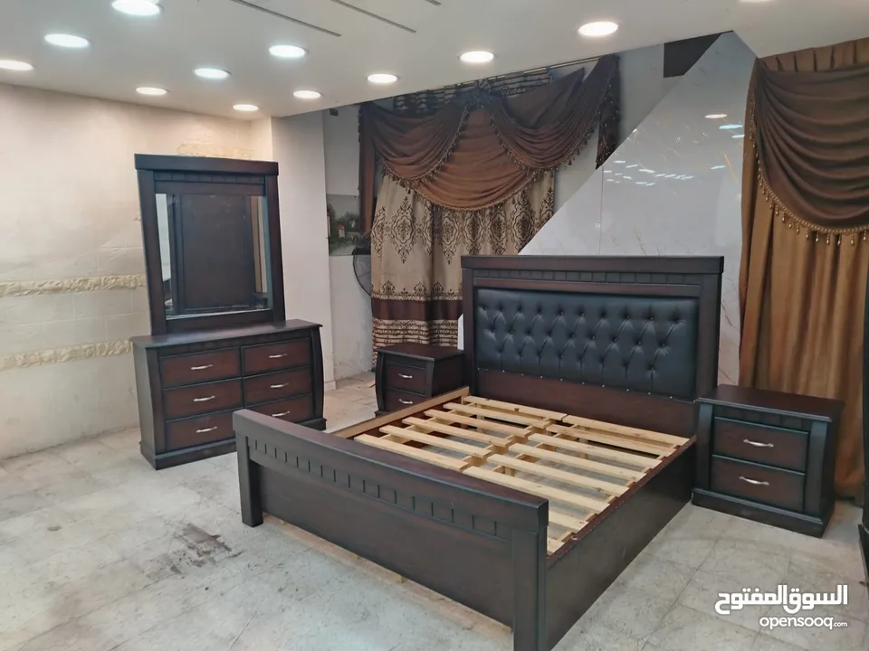 " ،غرفة نوم ماستر  خشب لاتية استخدام بسيط  بسعر 380 دينار شامل التوصيل عمان والزرقاء