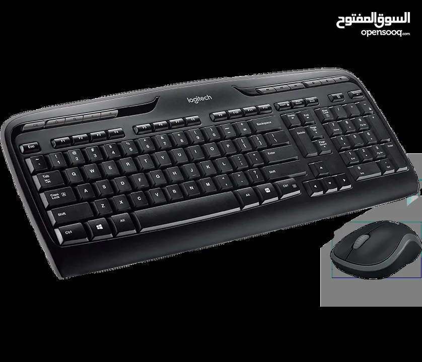لوجيتك ماوس + لوحة مفاتيح لاسلكية MK330 بافضل سعر من نيوتن ستورز nw4342