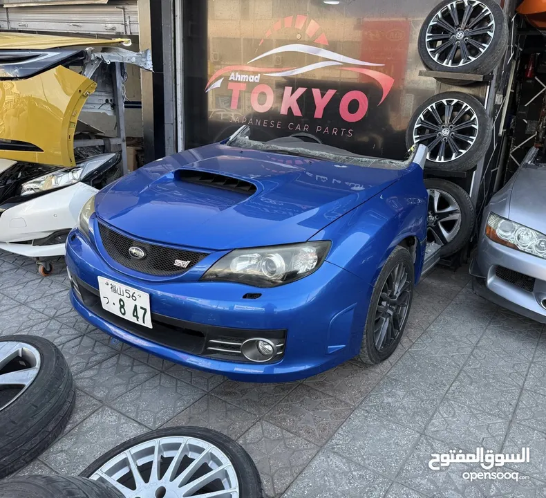 قطع /سيارات كامله سوبارو امبريزه 2008 STI 2500cc  وارد اليابان بحالة ممتازه ممشى قليل