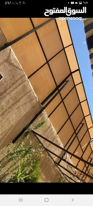 مظلات خارجية مضلات خارجية تفصيل اشرعة برقولات خارجية سواتر جانبية تجهيز شاليهات