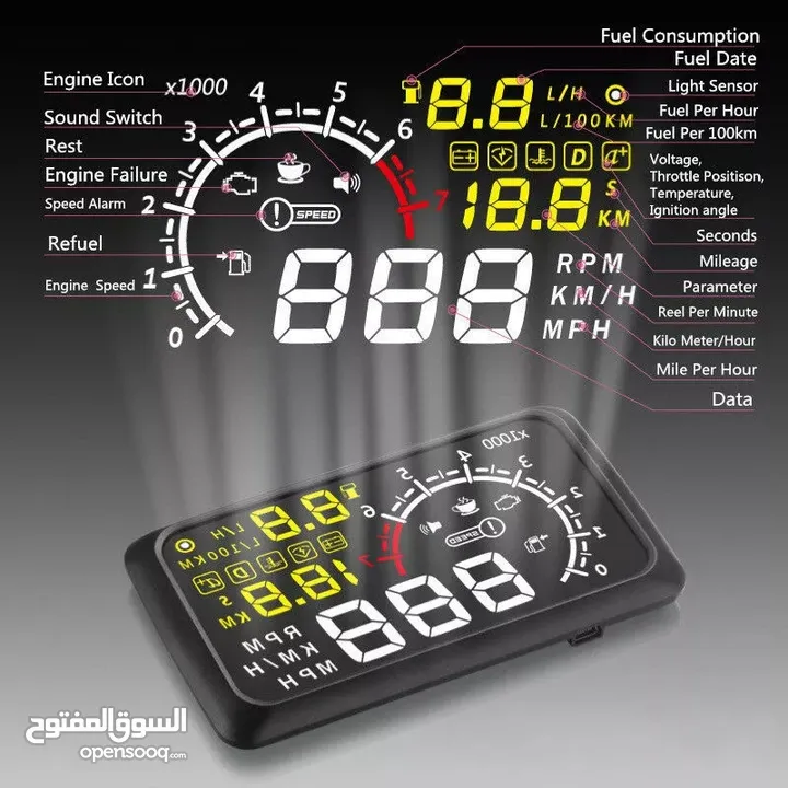 بروجكتور سيارة HUD