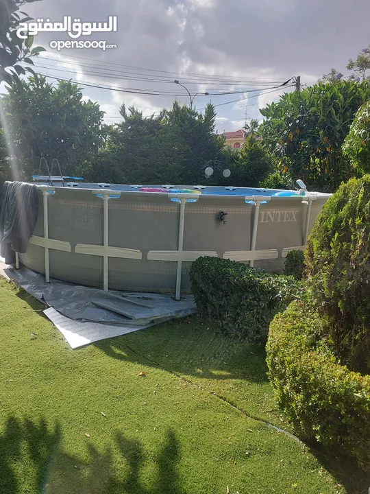 اكبر عرض وتحطيم للاسعار على مسبح انتكس INTEX SWIMMING Pool  بققطر 610سم وعمق رهيب 132سم