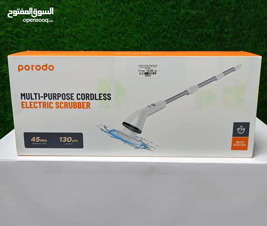 Porodo lifestyle multi purpose cordless 7 IN 1 Electric scrubber Brand new