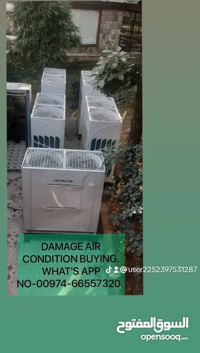 I NEED TO BUY ALL TIPE SCARB AND DAMAGE AIR CONDITION. WINDOW TIPE AND SPLIT TIPE. WORKING AIR CONDI