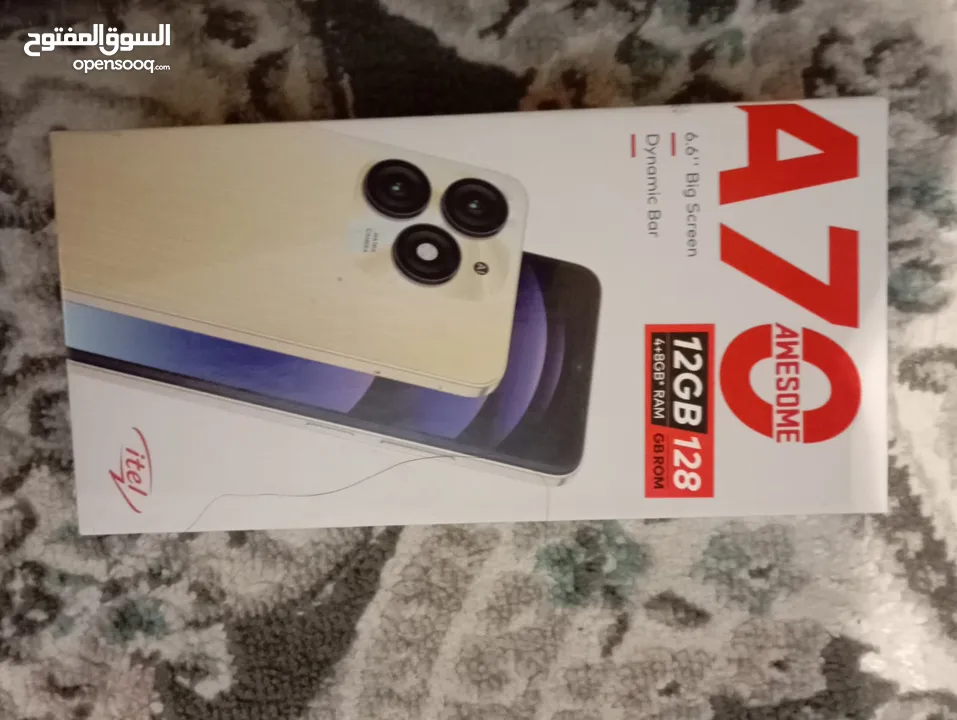 تلفون itel a70 للبيع مستعمل حاله جديد