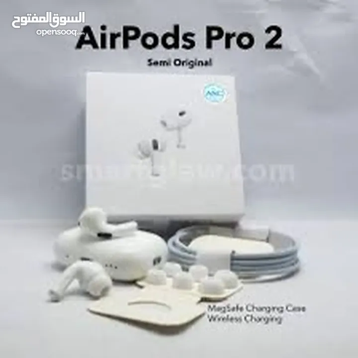 Apple Airpods pro2 سماعات ايربودز برو 2  مدخل تايب سي وكالة