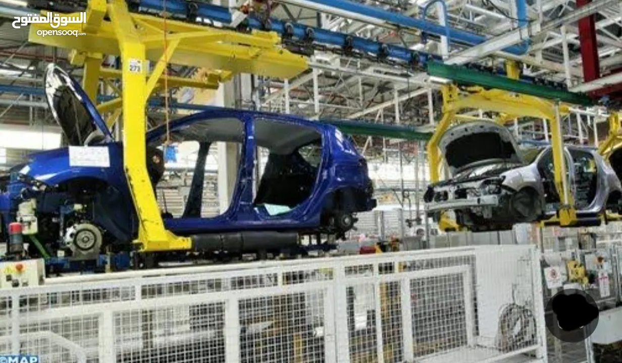 عاجل مصنع سيارات شغال برخصة تصنيع وتجميع كل انواع السيارات 310000م