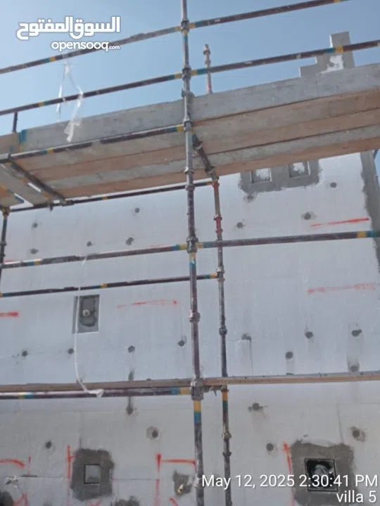 Tiles work and wall plaster