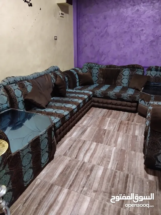 طقم كنب تفصيل ( البيع بسبب ضيق المكان) عمان الجويدة