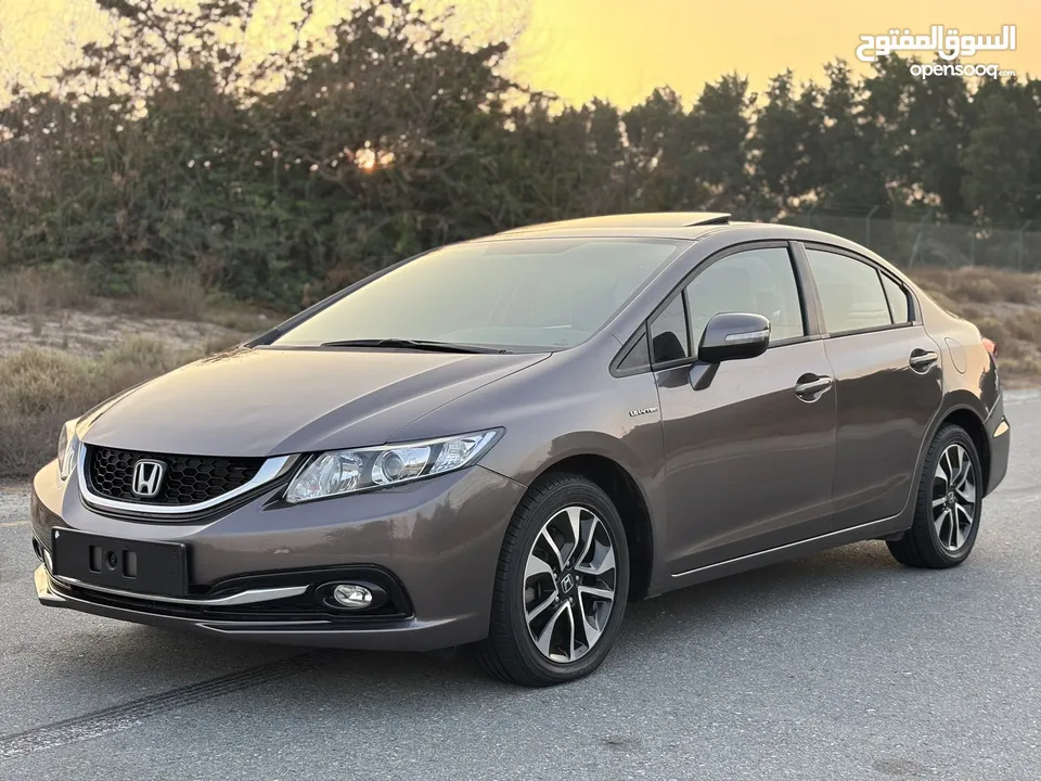 HONDA CIVIC _GCC FULL OPTION _2015_ LOWE MILEAGE _EXCELLENT CONDITION