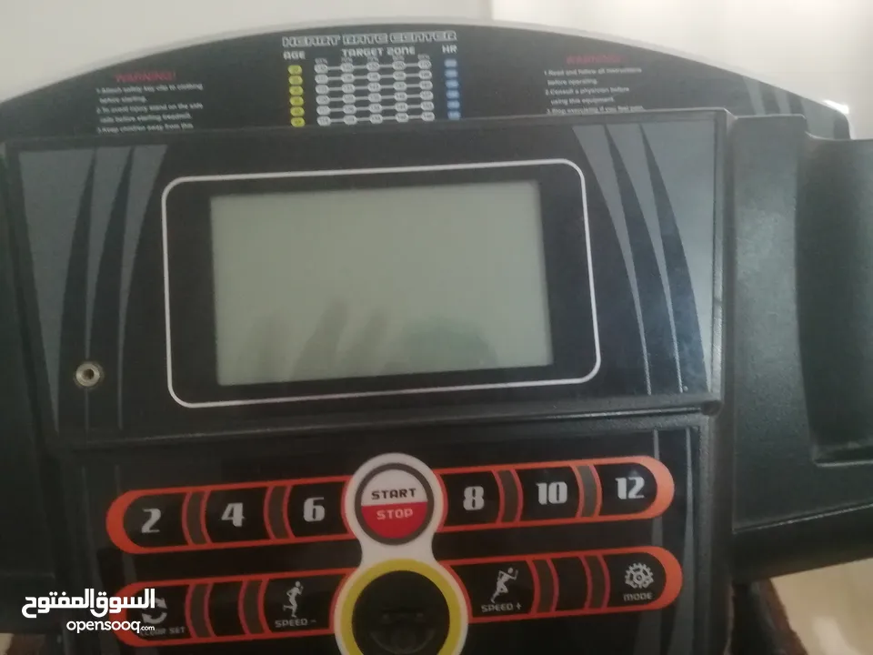 جهاز رياضي ركض مع نظام تفتيت وقياس نبض وسعرات حراريه... لوزن 250 كيلو للبيع