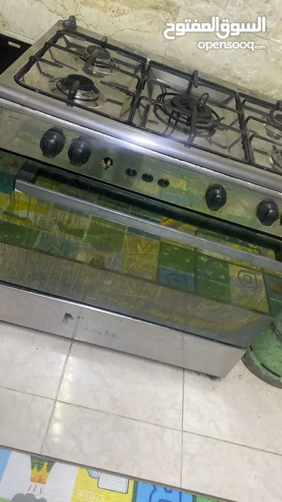 فرن غاز مع جره غاز