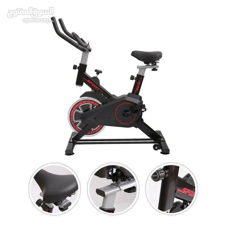 ماكينة الرياضة " #البسكليت " المنزلية الأصلية والثقيلة راح تحقق هدفك! تحرق سعرات، تقوي عضلاتك، وتحسّ