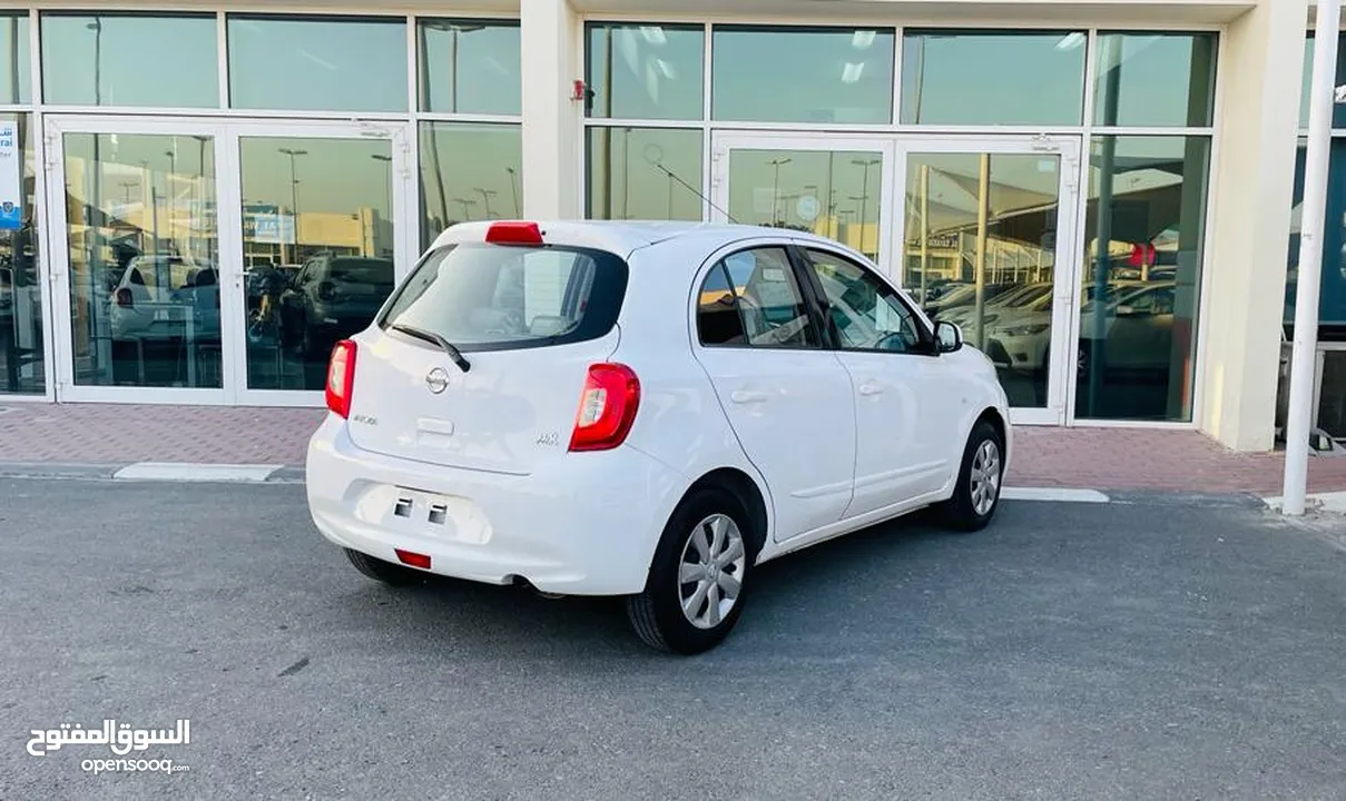 NISSAN MICRA/2019/WHITE/GCC/1 YEAR WARRANTY