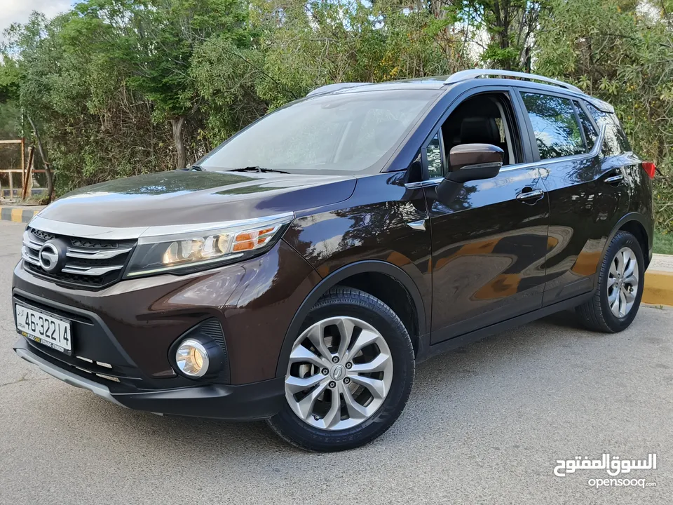 GAC GS3 جاك  موديل 2022 فحص كامل7 جيد ماشية ك 6  الف كيلو غرفة لون بني بحالة الوكالة محرك 1500 cc تي