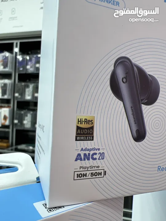 Anker Liberty 4 nc سماعات انكر لابرتي الجيل الرابع الاصلية ( خدمة توصيل داخل عمان ) متوفر لون اسود