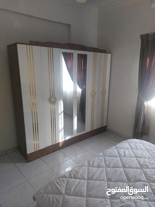 شقه غرفه وصاله وحمام ومطبخ مفروشه بالخوير flat 1bhk  for rent in elkhwair