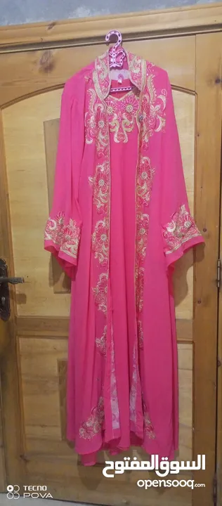 قفطان مغربي قطعتين مقاس xl