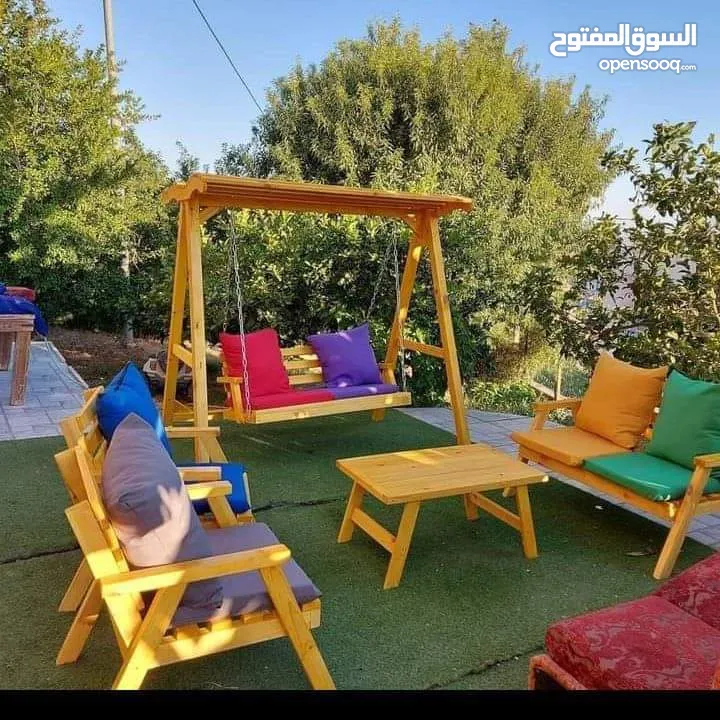 مجلس خارجي خشب سويد نخب اول