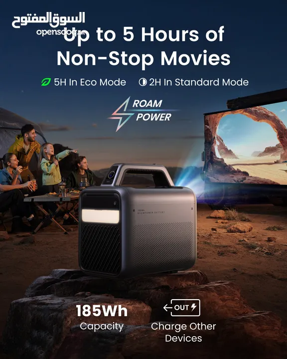 NEBULA MARS 3 EXTREME OUTDOOR PORTABLE PROJECTOR 5H PLAYTIME