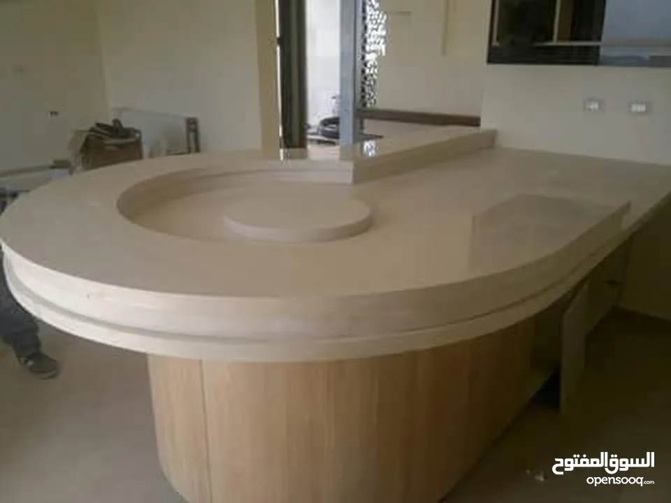 اسطح كاونترات ومطابخ اسطخ عيادات  مغاسل معلقه