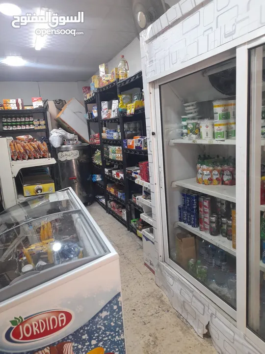 سوبر ماركت جاهز بكامل المستلزمات للبيع لعدم التفرغ في ضاحية الأمير حسن