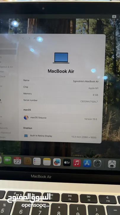 MacBook Air 2020 M1 / Battery : 92% 8G ram / 256GB