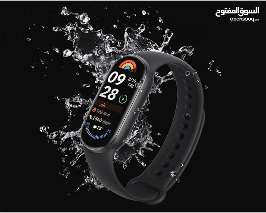 شاومي باند 9 الجديد بسعر ممتاز Xiaomi Smart Band 9 Midnight Black