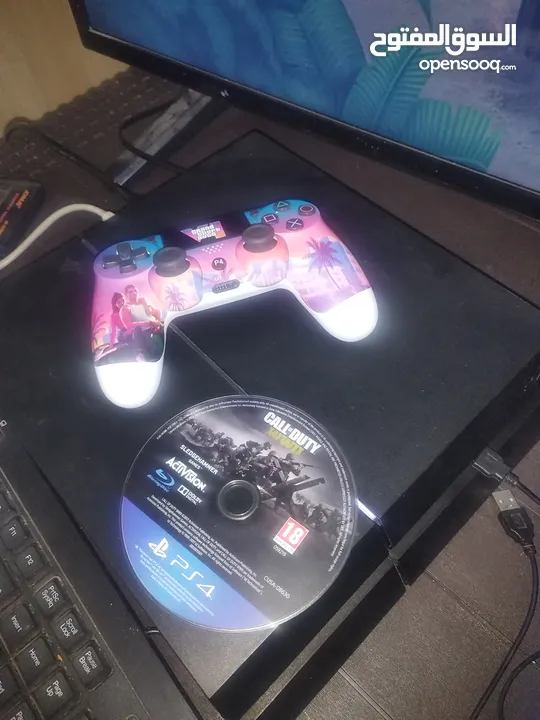 جهاز ps4 فات للبيع اقرا الوصف