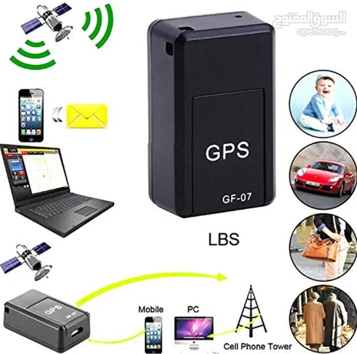 GPS gf-07 Mini GPS Car Tracker GPS Locator - جهاز التعقب