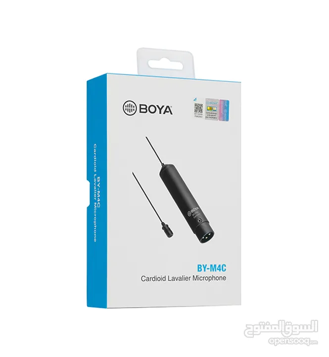 مايكرفون بويا موديل BOYA BY-M4C Lavalier Microphone