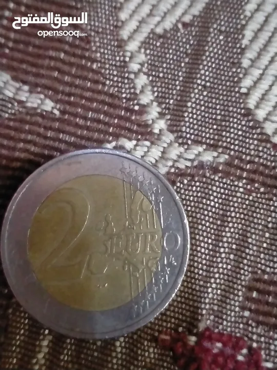 عمله معدنيه 2,يورو 2002,للبيع