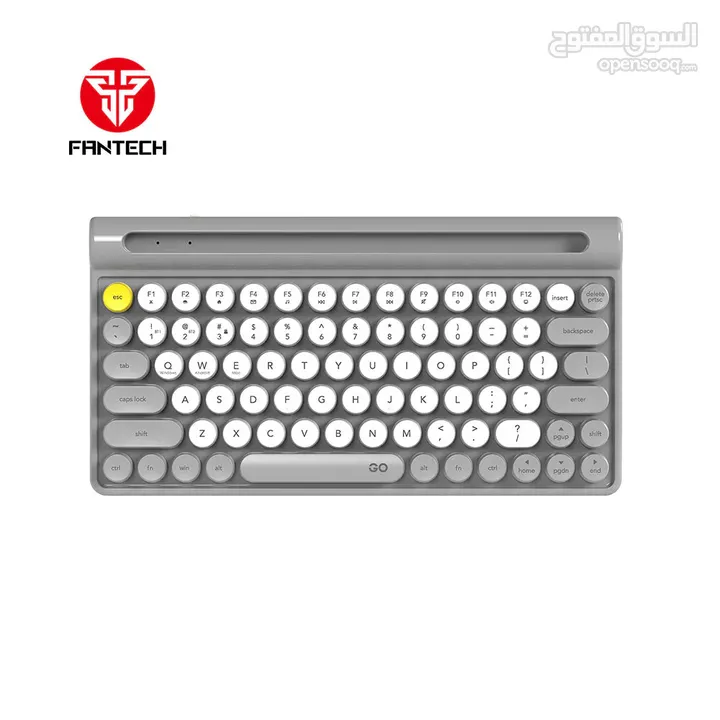 Fantech MOCHI 80Keys WK897 Wireless Keyboard Mouse Combo Set For Windows يعمل على جميع الاجهزة