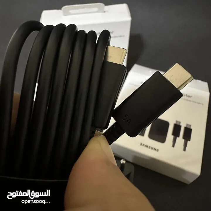 شواحن السامسونج ال 45 واط الاصلي صناعه فيتنام  فاست تشارج ختم الشركه وعليه الباركود