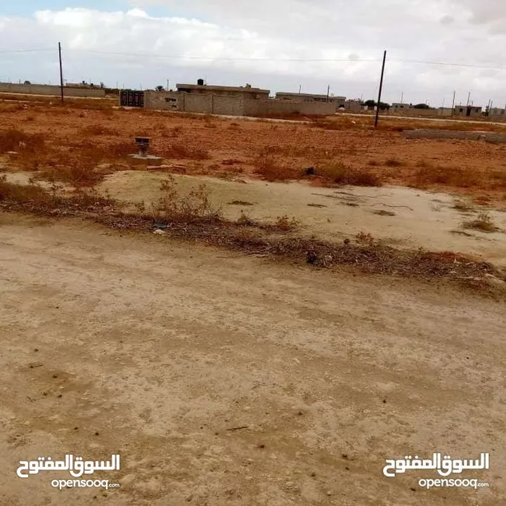 أرض 500 متر للبيع في أم المبروكة بنغازي