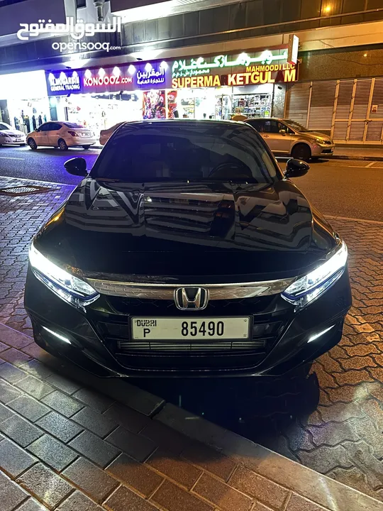 First Owner - 2020 Honda Accord EX – GCC Specifications Black