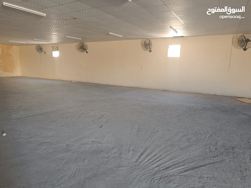 مخزن للايجار 400 متر صحار الوقيبة قريب بازار مول  Store for rent 400 m Sohar Near bazar mall