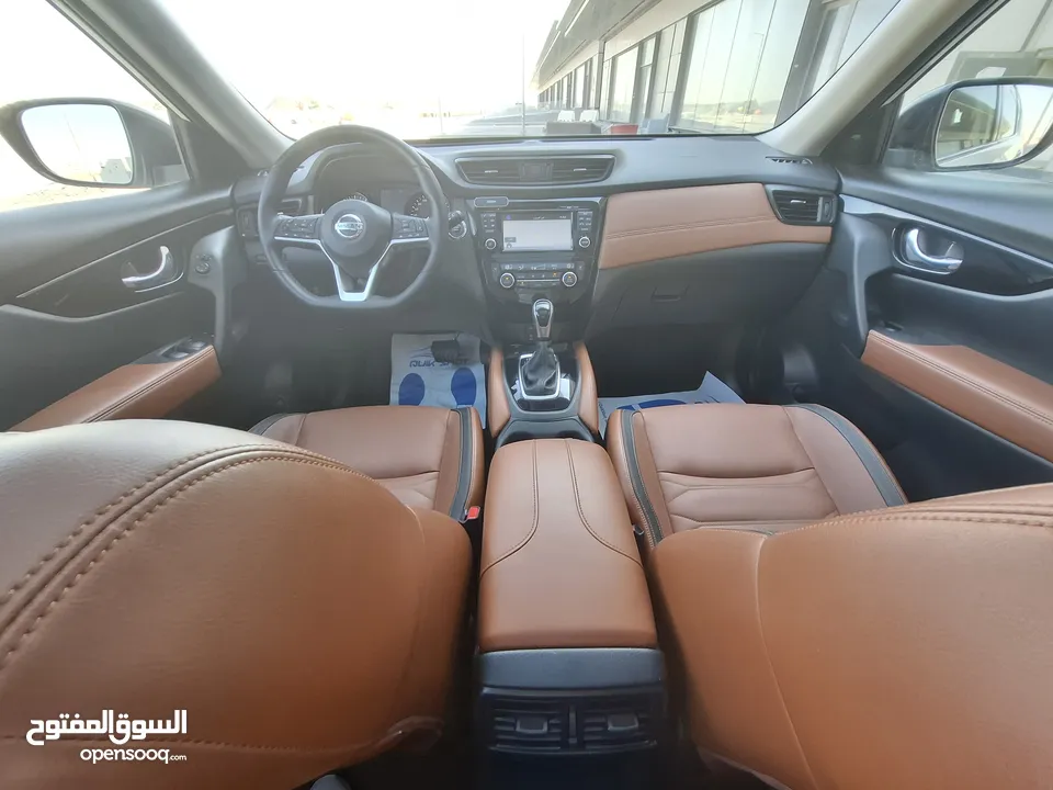 نيسان اكس تريل ابيض المسعود خليجي Nissan X-Trail 2019 Al Masaood 2.5 SL  White