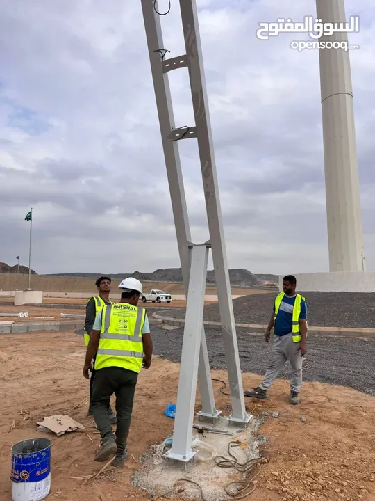 أعمدة إنارة ديكورية صناعة سعودية مودرن كلاسيك بولارد