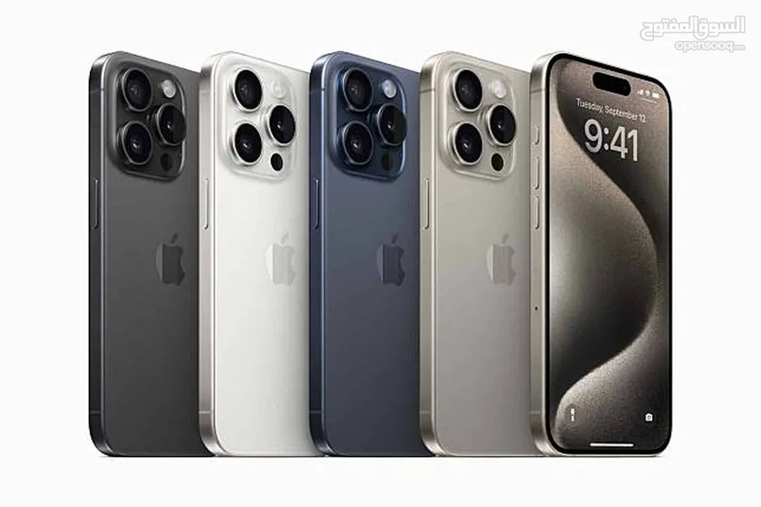 مستخدم بحالة الجديد متوفر بعدة ألوان ايفون 15 برو // iPhone 15 pro 256G used