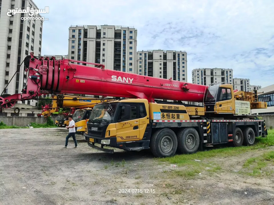 SANY 80 TON CRANE  DUBAI  SAUDI ARABIA  رافعة ساني 80 طن