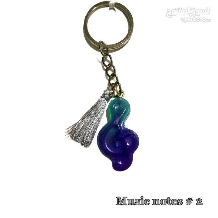 Epoxy Mens key ring 1+1 free