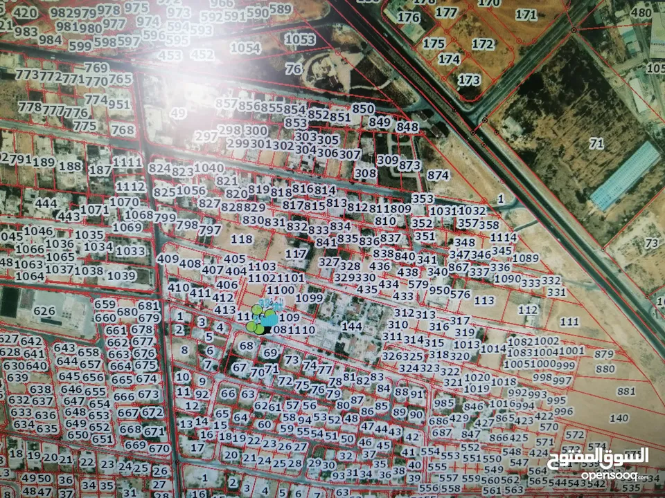 500 متر مفروزه للبيع داخل مدينة المفرق