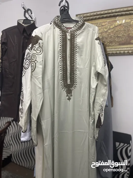 بدل عربية مطروزة قماش زبدة درجة اولى للبيع سعر كويس جدا
