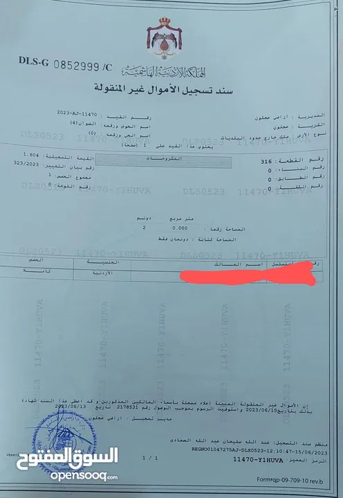 دونمين ونصف زيتون للبيع في عجلون قرب التلفريك