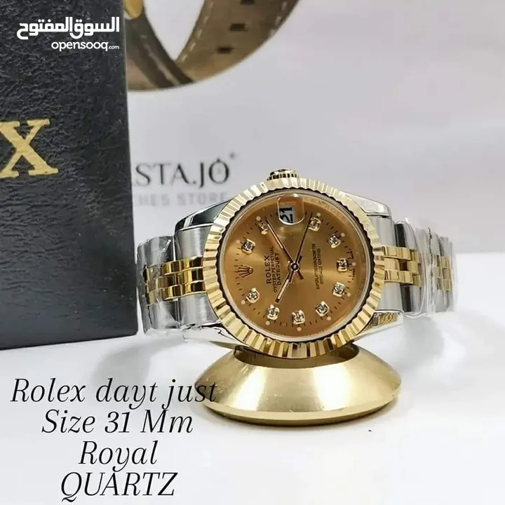 الساعات الرولكس الديت جاست النسائية متوفرة الان  من متجرنا