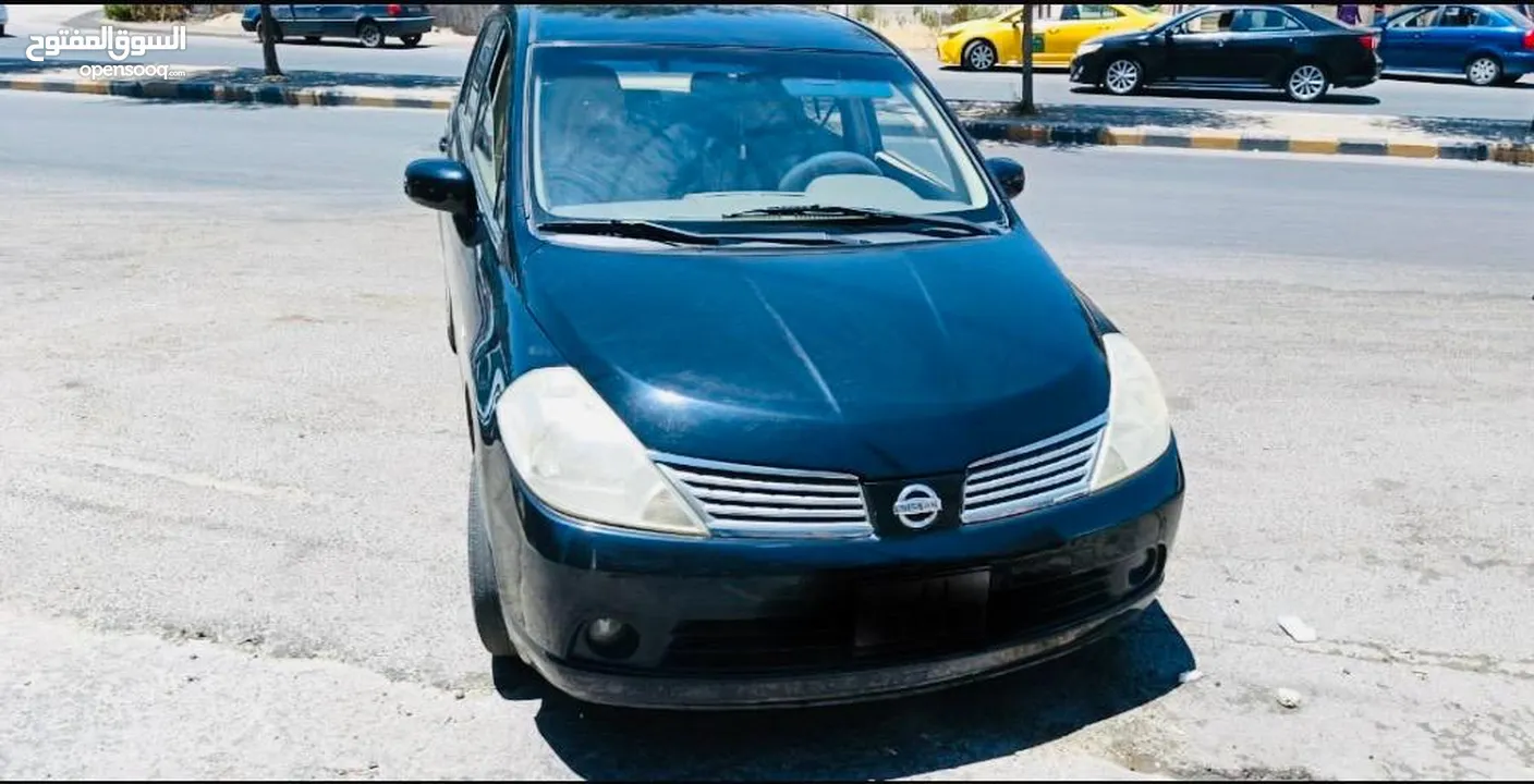 نيسان تيدا 2008،ياباني،لون اسود،1600cc