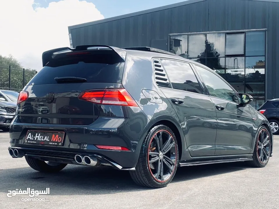 جولف Golf Tsi MK7.5 موديل 2018  بحالة الوكالة تسيير 2021  السيارة فللل اضافات