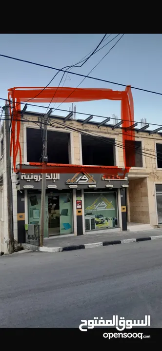 شقة تجارية او سكنية للبيع طابق اول على الشارع